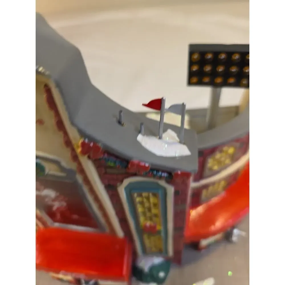 Coca Cola Main Street Collection 2007 Lighted Baseball‎ Football Stadium W/ BOX